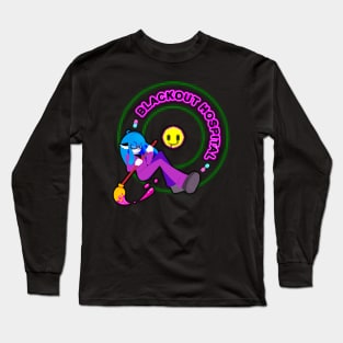 Blackout Hospital Circle Design Long Sleeve T-Shirt